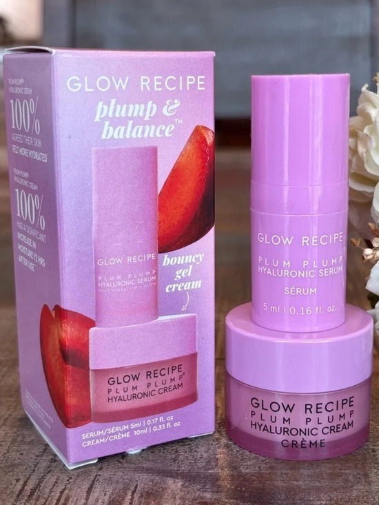 Glow Recipe Other - Glow Recipe Plum Plump Hyaluronic Serum & Cream